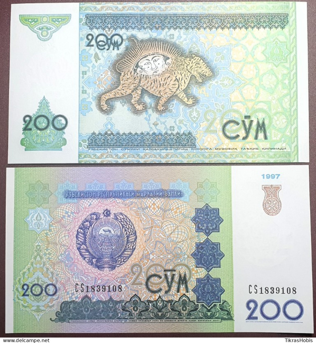 Uzbekistan 200 Soma, 1997 P-80 - Uzbekistan