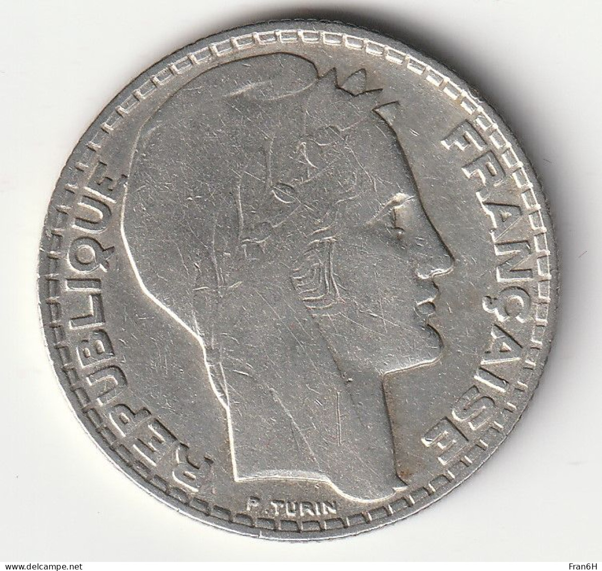 10 Francs Turin Argent 1934 - Silver - - 10 Francs