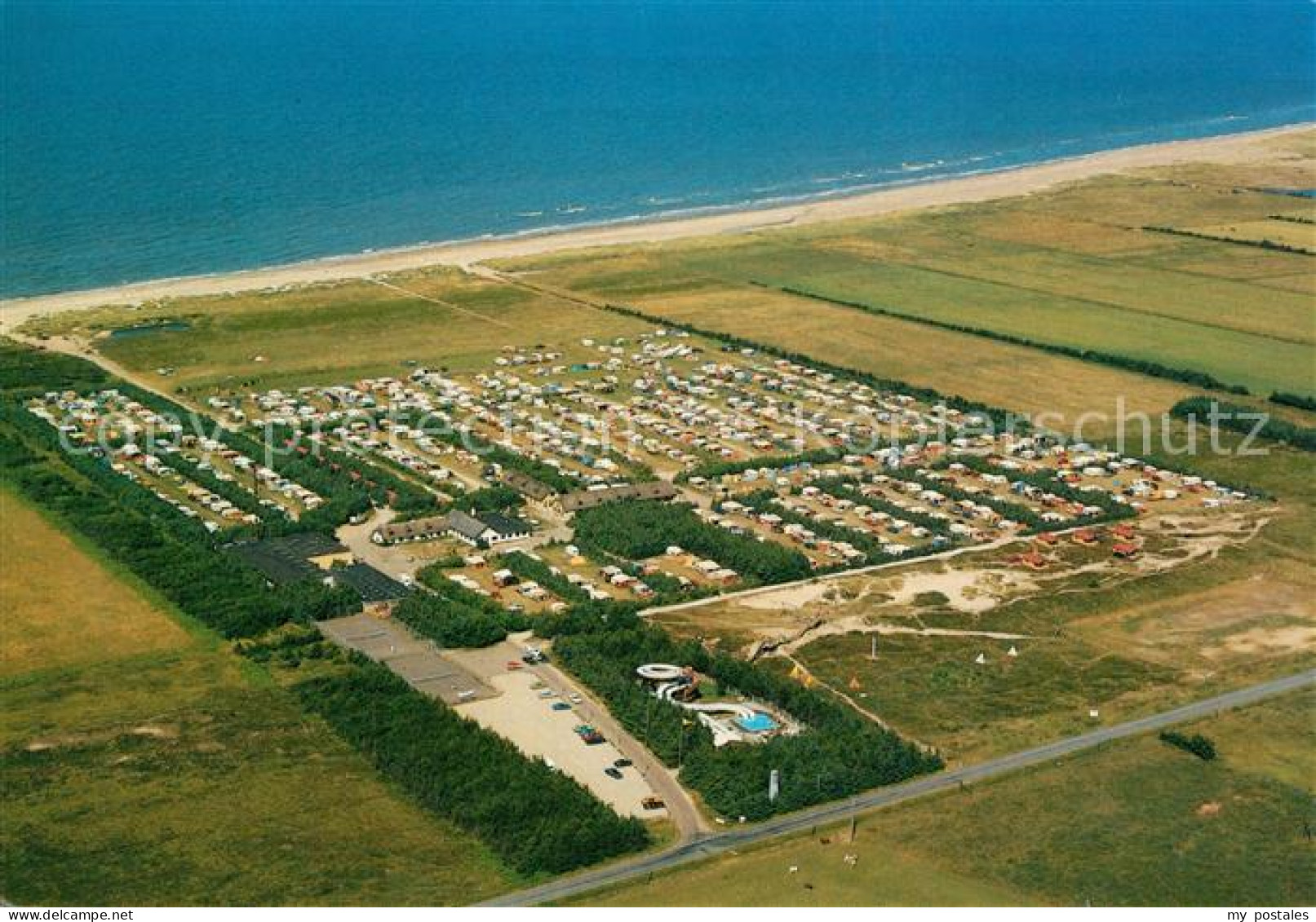 73532185 Fjerritslev Klim Strand Camping Fliegeraufnahme Fjerritslev - Danemark
