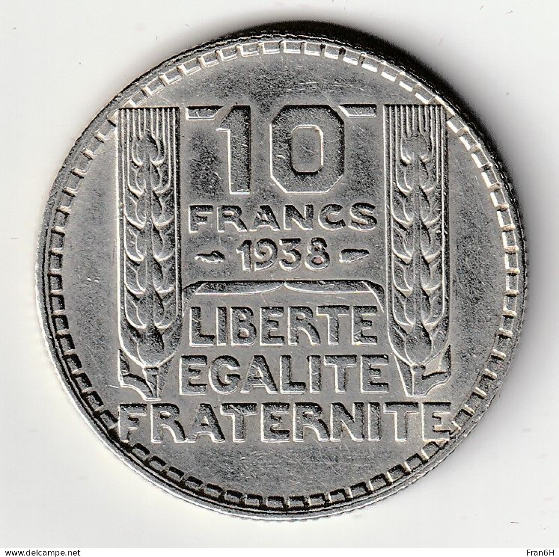 10 Francs Turin Argent 1938 - Silver - - 10 Francs