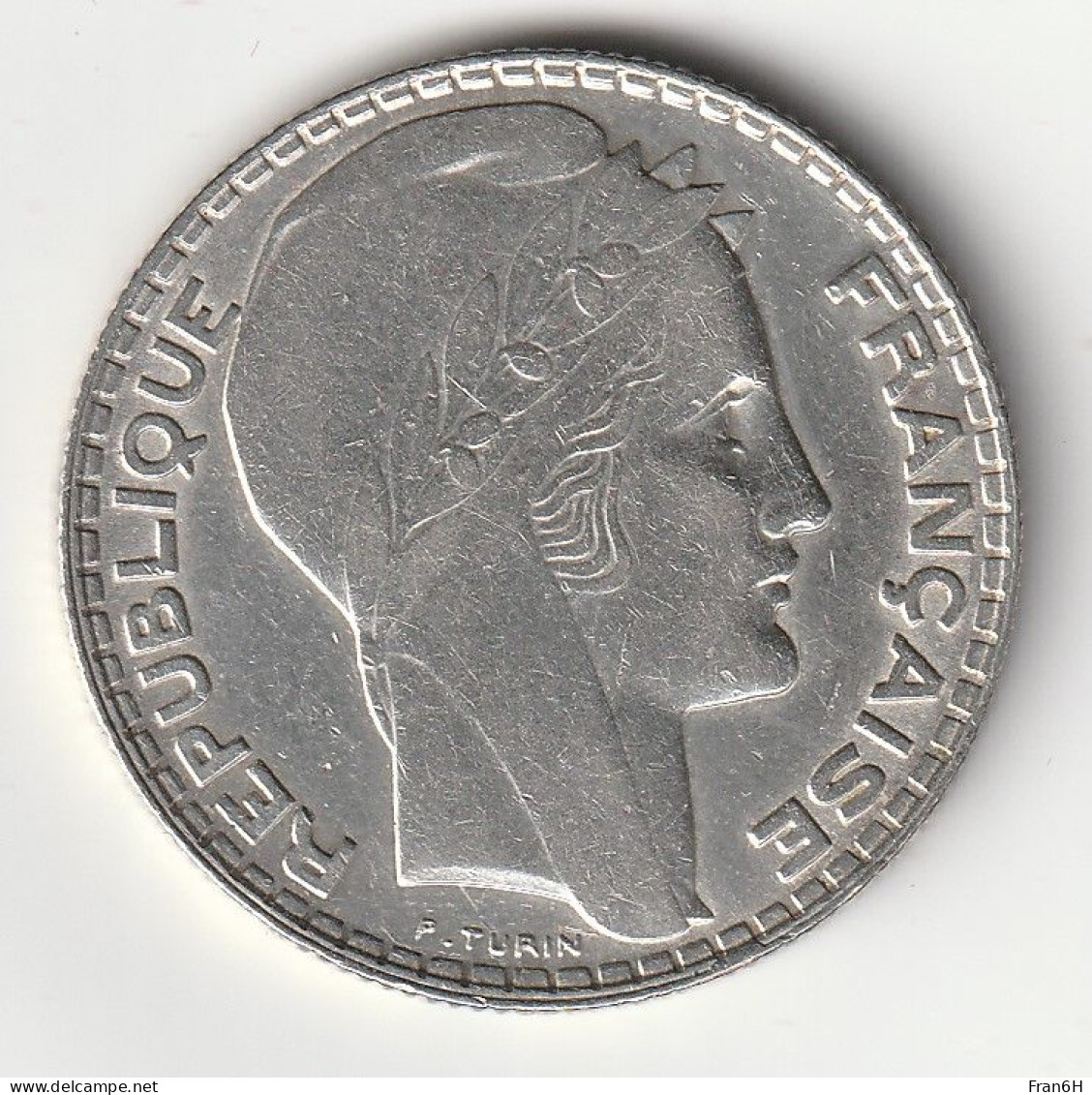 10 Francs Turin Argent 1938 - Silver - - 10 Francs