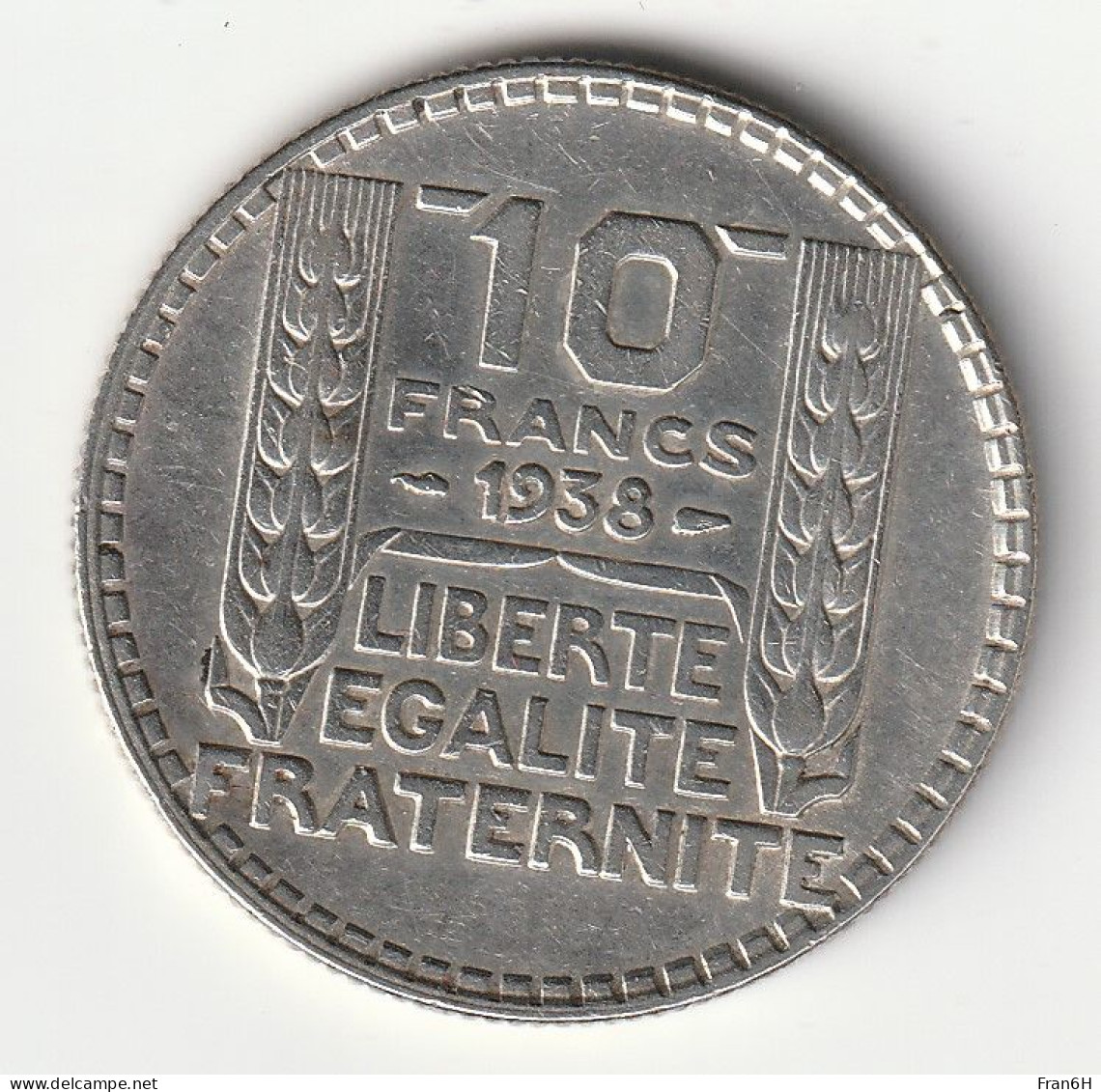 10 Francs Turin Argent 1938 - Silver - - 10 Francs