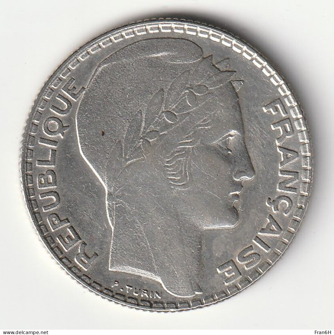 10 Francs Turin Argent 1938 - Silver - - 10 Francs