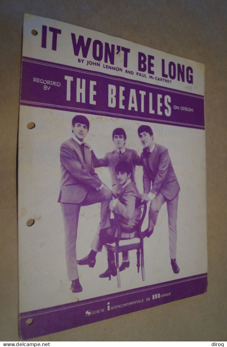 The Beatles,belle Partition ,pour Collection,27,5 Cm. Sur 21,5 Cm. - Otros & Sin Clasificación