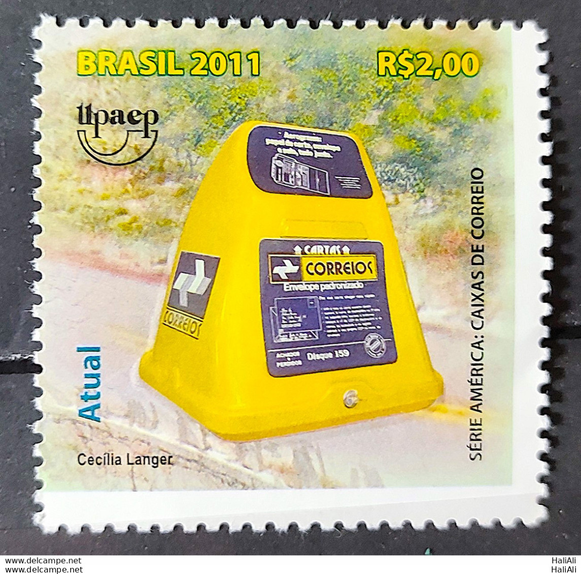 C 3136 Brazil Stamp UPAEP Postal Service Mailboxes 2011 Current - Nuovi