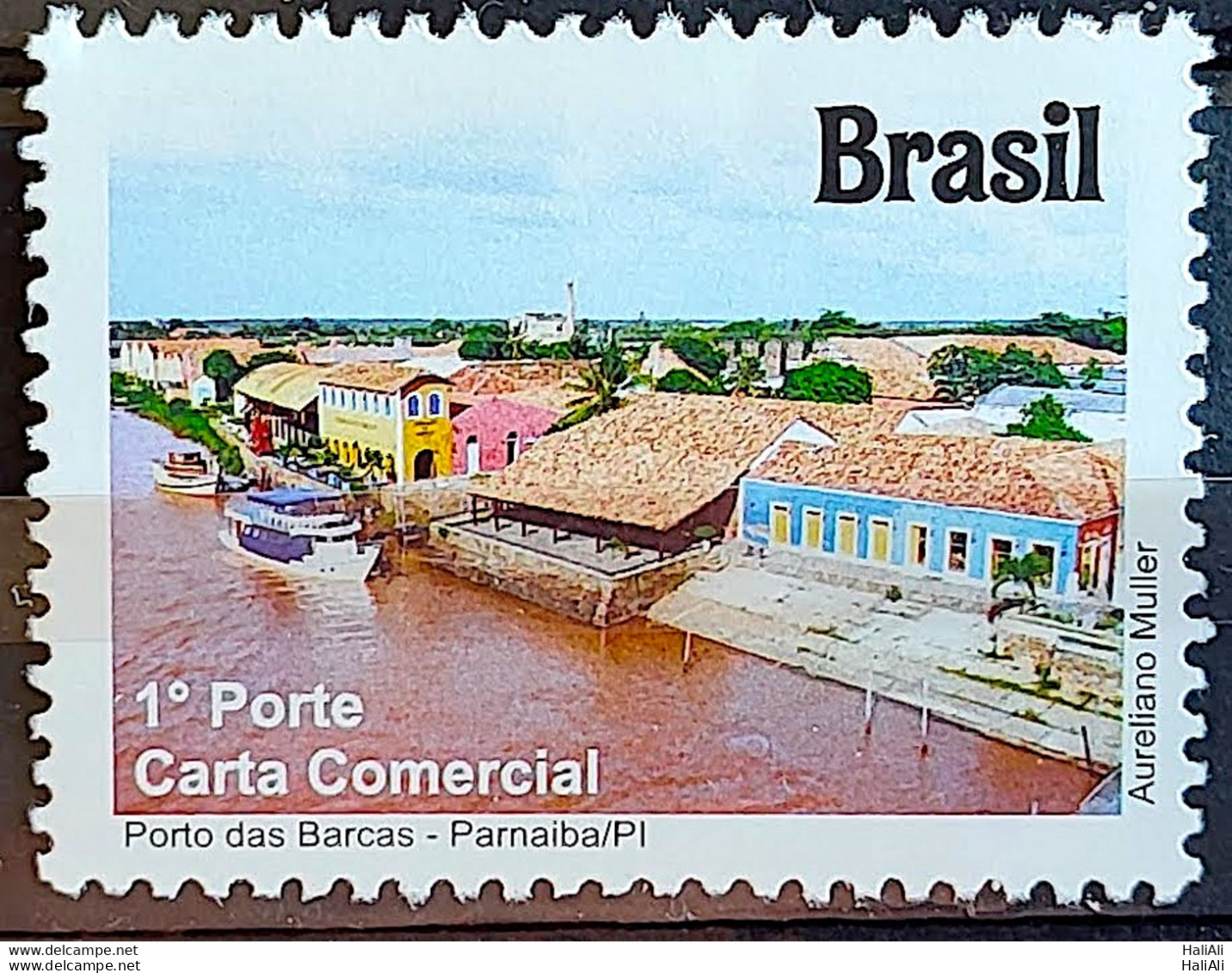 C 3118 Brazil Stamp Depersonalized Piaui Tourism 2011 Porto Das Barcas Parnaiba - Personalized Stamps