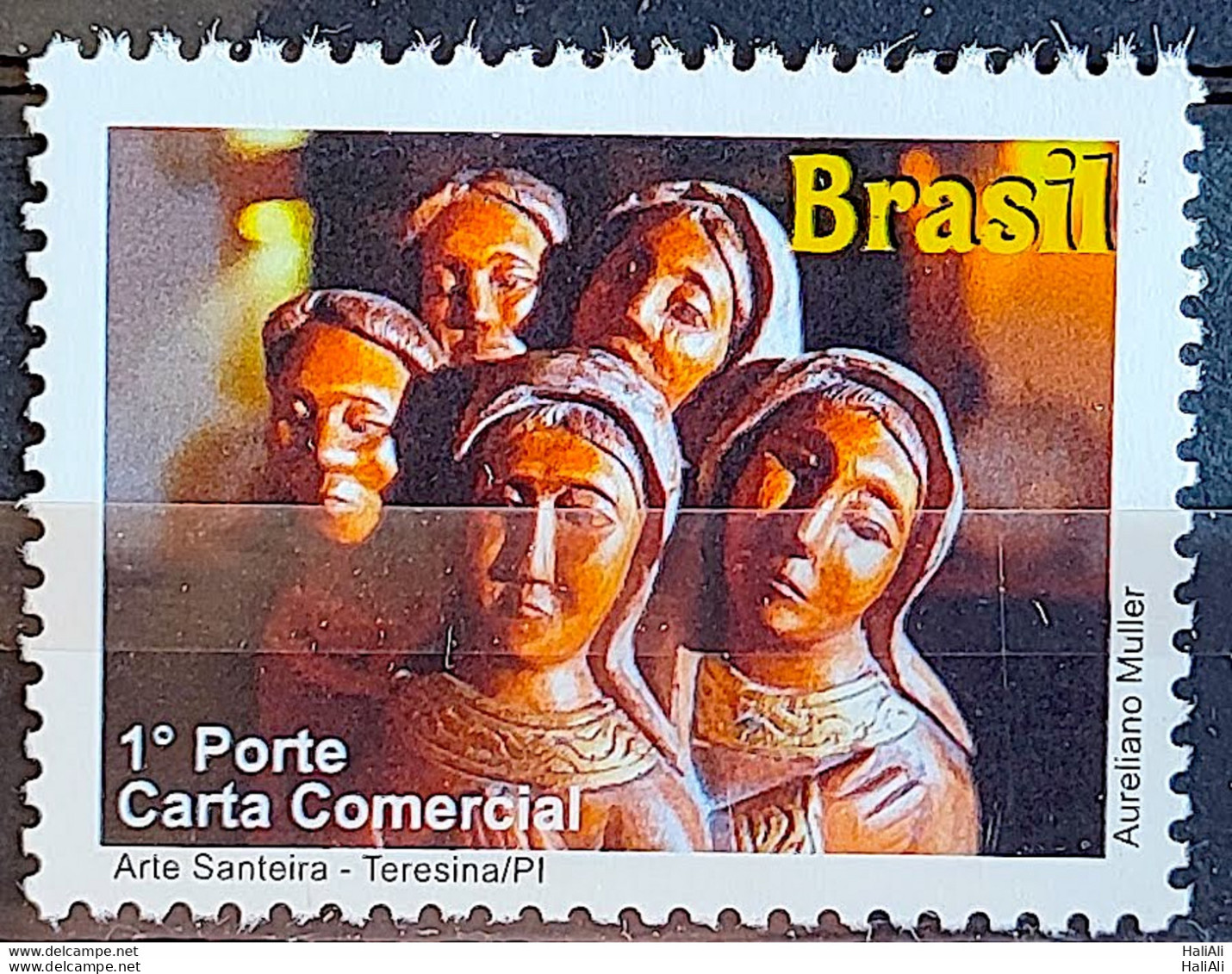 C 3117 Brazil Stamp Depersonalized Piaui Tourism 2011 Arte Santeira - Personalized Stamps