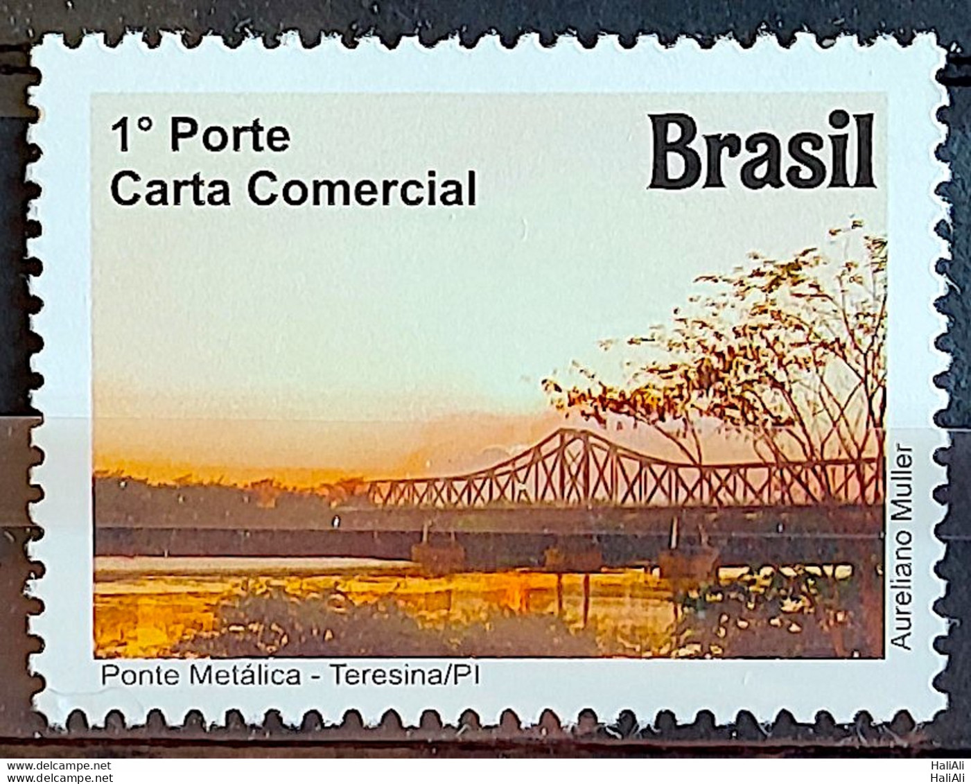 C 3115 Brazil Stamp Depersonalized Piaui Tourism 2011 Ponte Metalica Architecture - Personnalisés