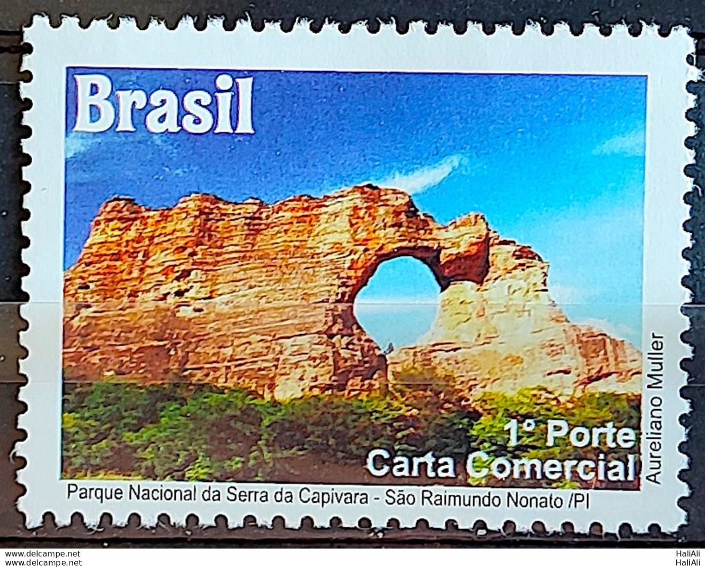 C 3114 Brazil Stamp Depersonalized Piaui Tourism 2011 Serra Da Capivara - Personalized Stamps