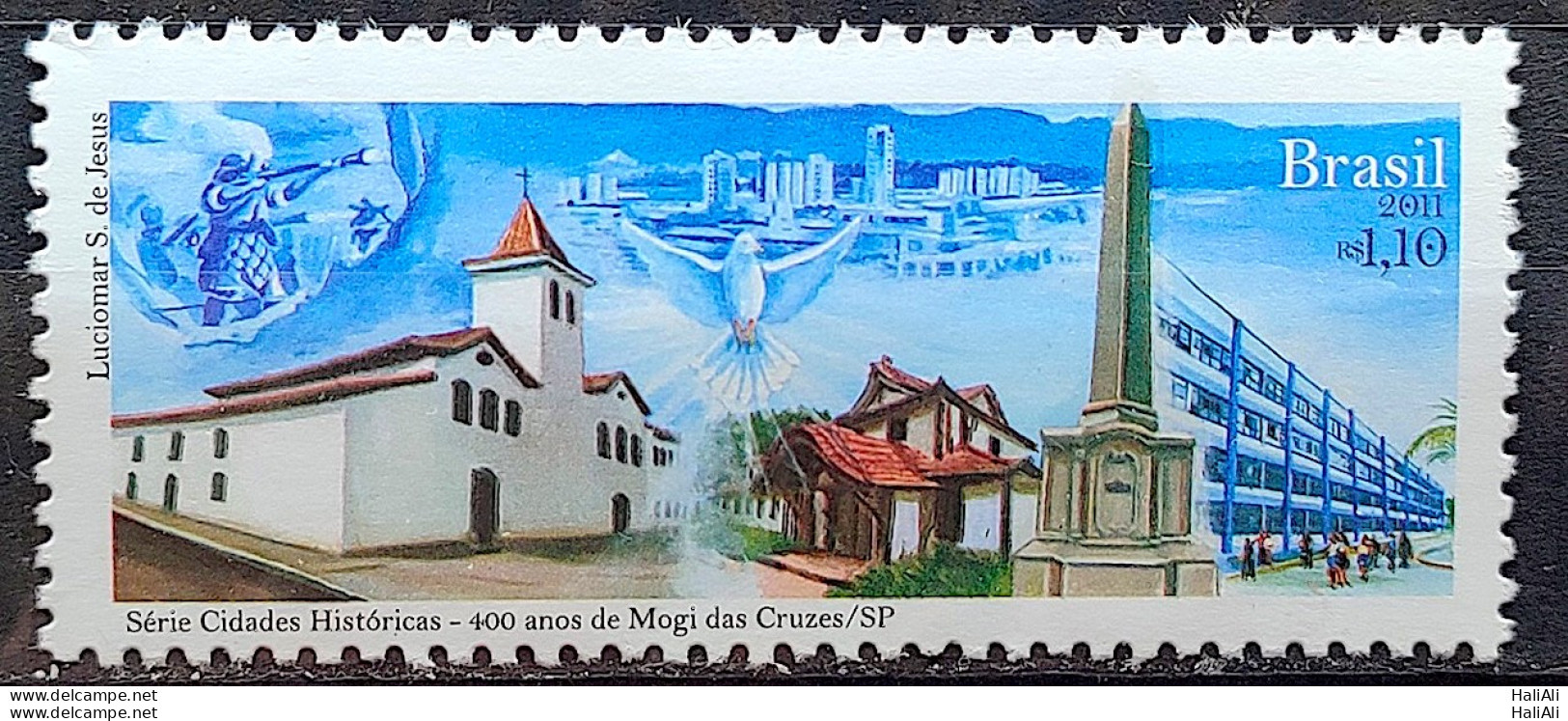 C 3111 Brazil Stamp Historic Cities Mogi Das Cruzes 2011 - Unused Stamps