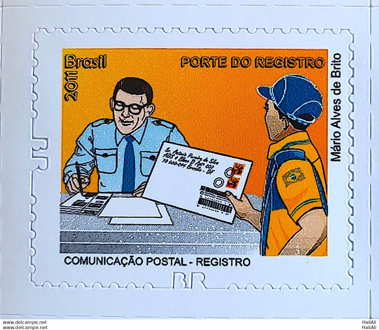 Brazil Regular Stamp RHM 857 Postal Service Registration 2011 - Neufs