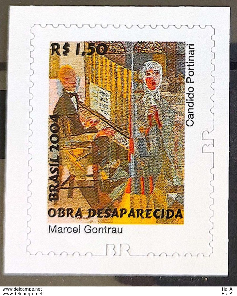 Brazil Regular Stamp RHM 855 Portinari Marcel Gontrau Art Perforation BR 2011 - Unused Stamps