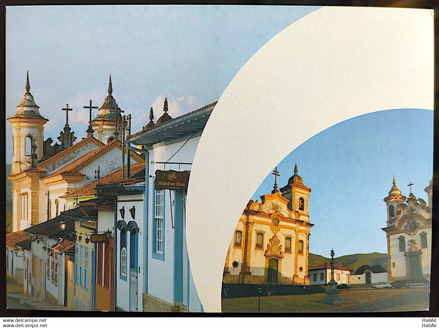 Brazil Postcard Official Postcard Of Correios Mariana 2011 Church - Brasilia