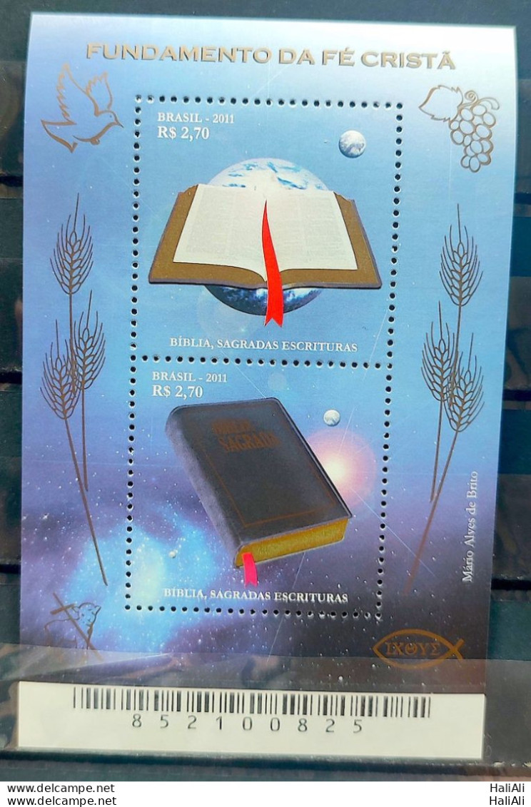 B 166 Brazil Stamp Christmas Bible Religion 2011 - Nuevos