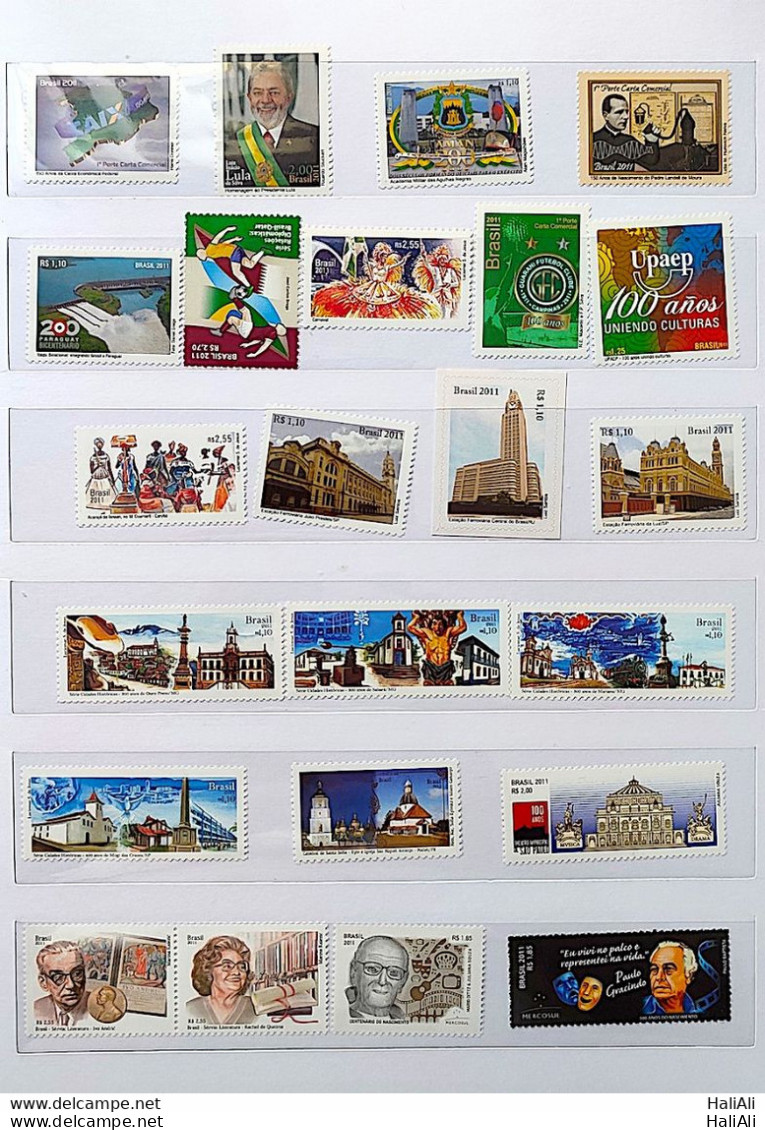 Brazil Collection Stamp Yearpack 2011 Mint - Ongebruikt