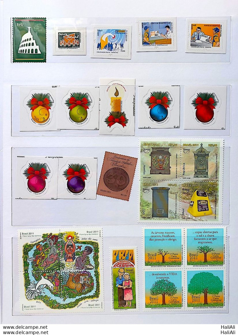 Brazil Collection Stamp Yearpack 2011 Mint - Nuevos