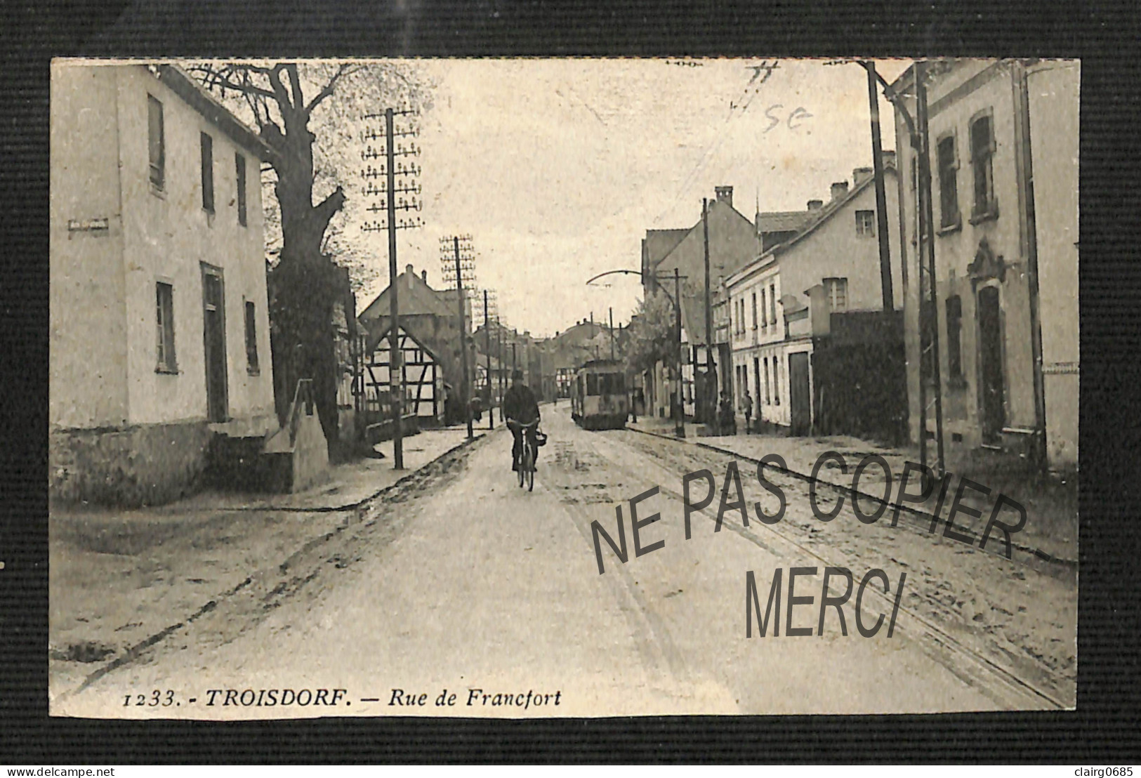 ALLEMAGNE - TROISDORF - Rue De Francfort - 1925  - RARE - Troisdorf