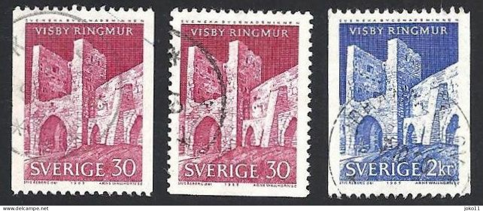 Schweden, 1965, Michel-Nr. 531-532 C+D, Gestempelt - Gebraucht