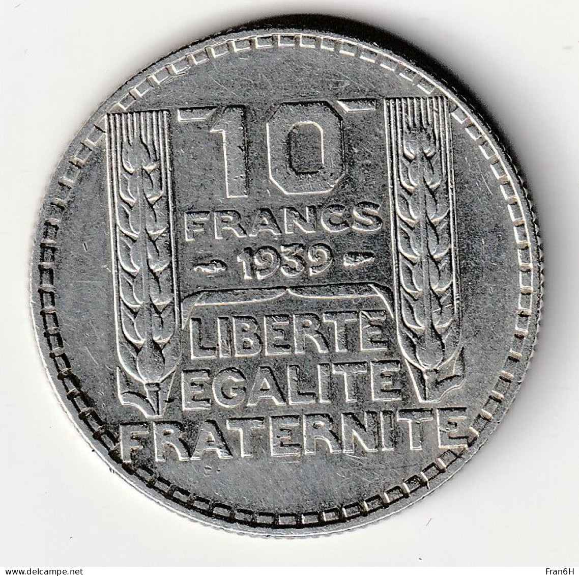 10 Francs Turin Argent 1939 - Silver - - 10 Francs