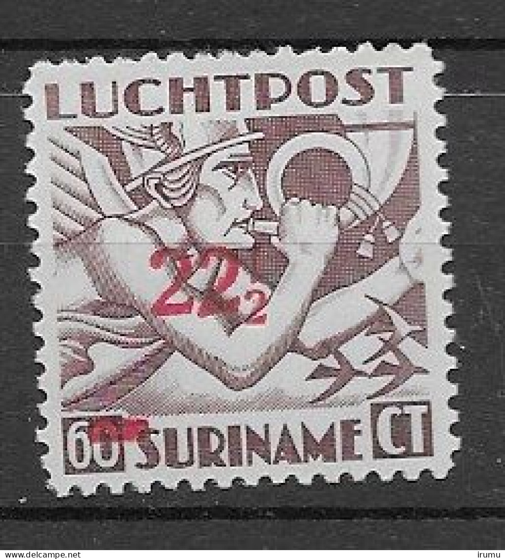 Suriname 1945, NVPH LP24f (kopstaande 1) MNH, Kw 50 EUR (SN 2647) - Suriname ... - 1975