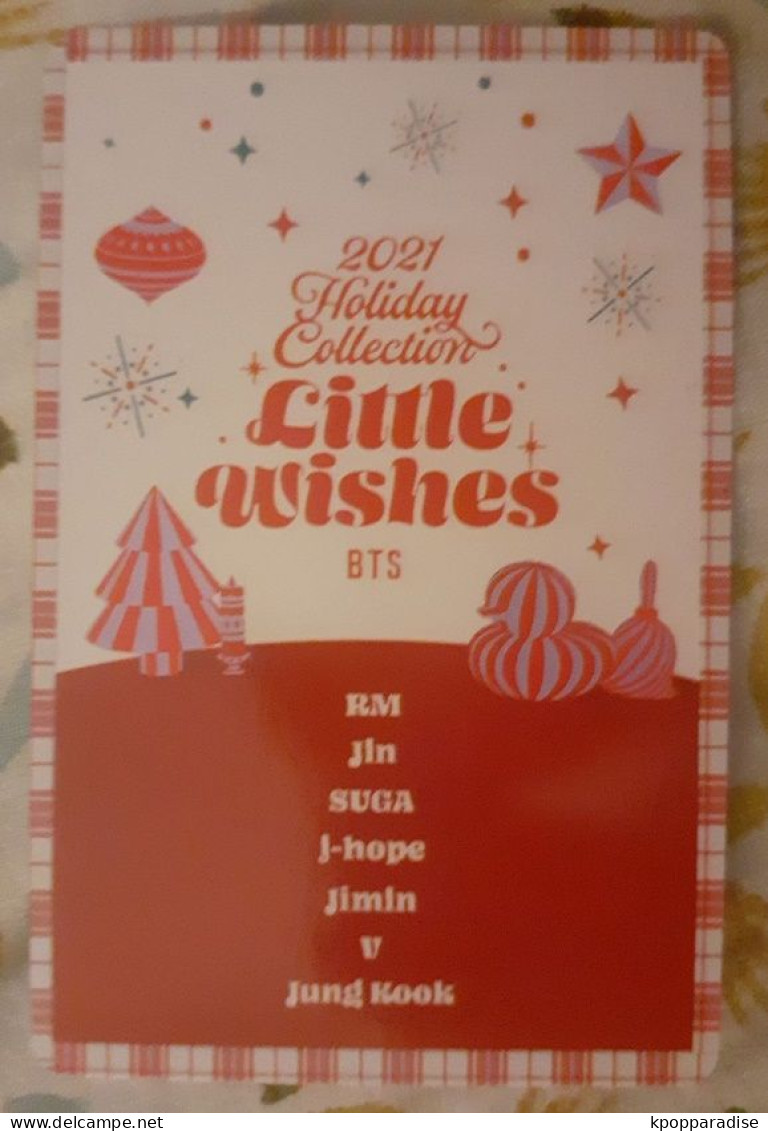 Photocard Au Choix   BTS 2021 Holiday Collection Litlle Wishes Jimin - Andere Producten