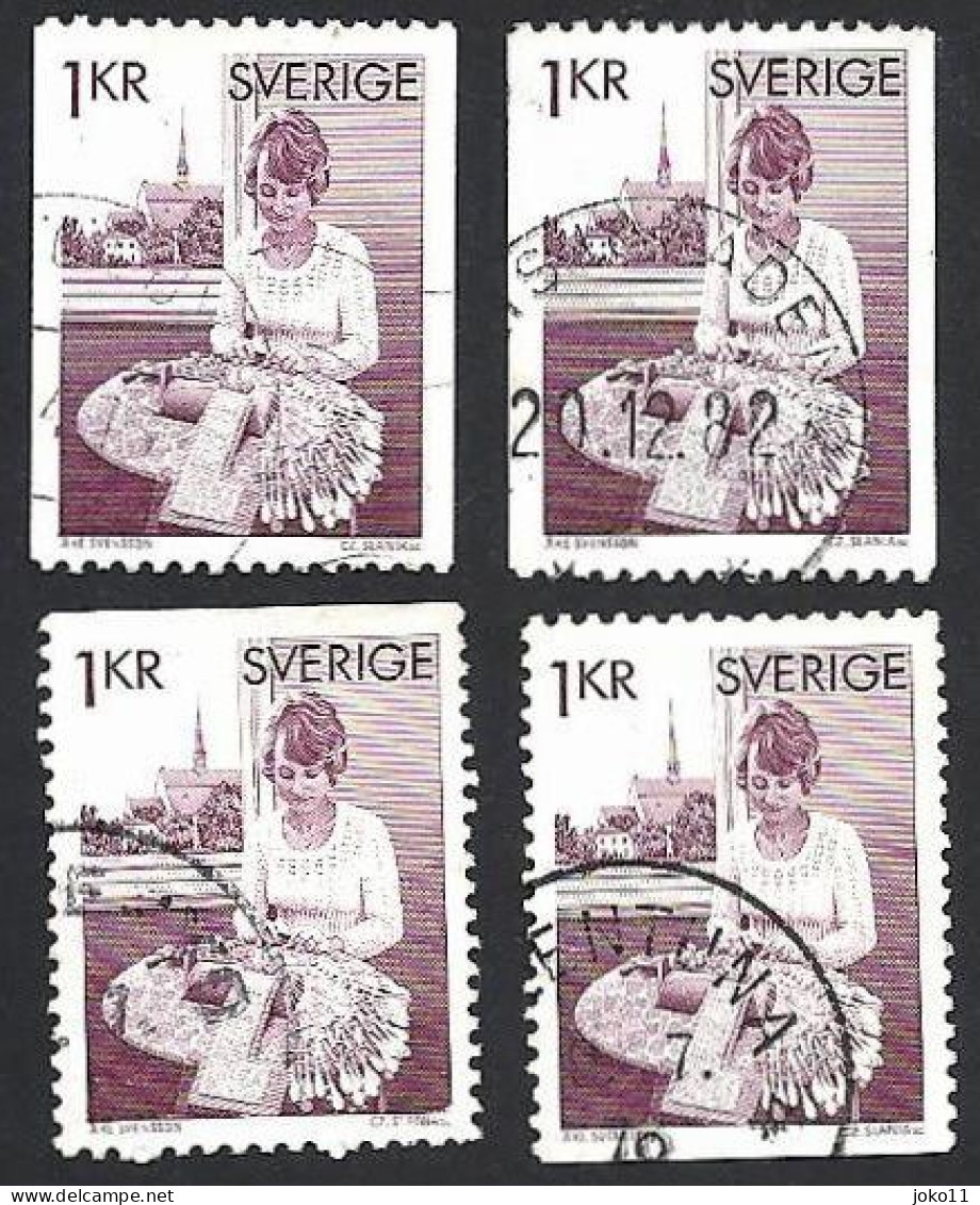 Schweden, 1976, Michel-Nr. 938 X+y +Do+Du, Gestempelt - Used Stamps