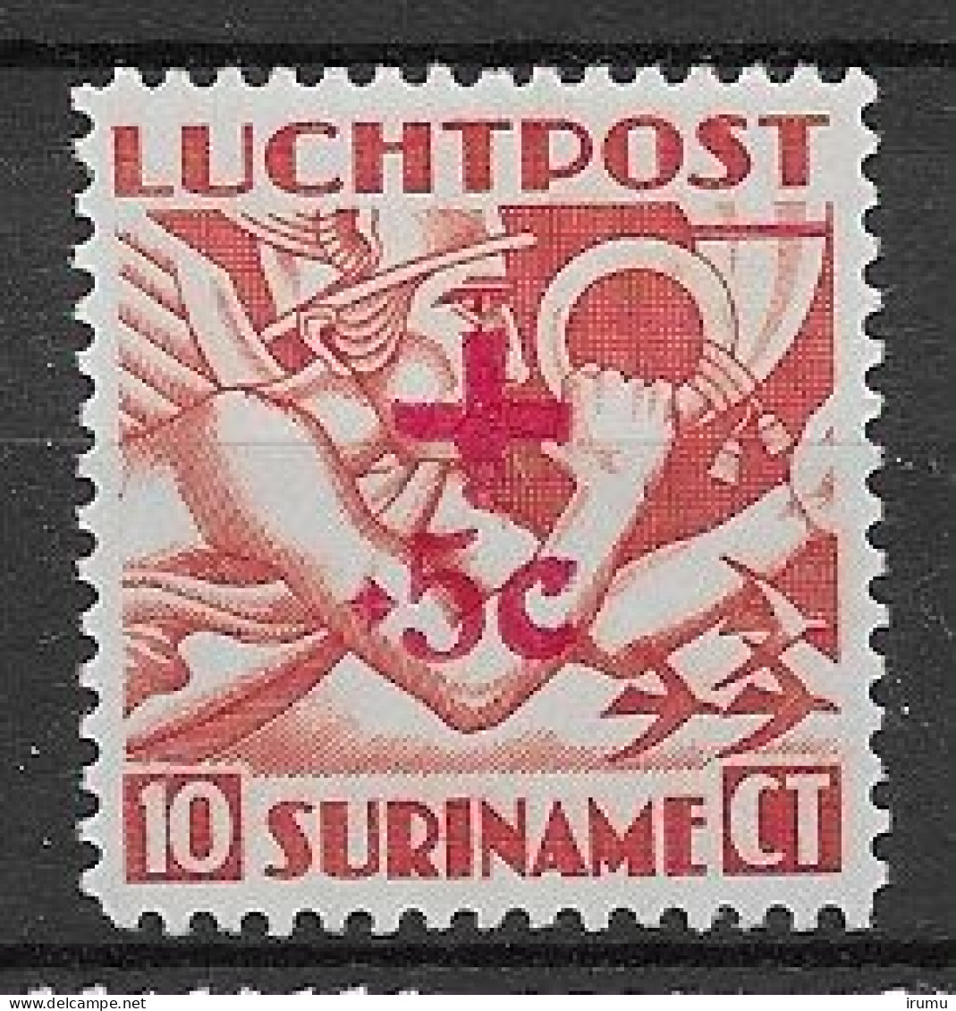 Suriname 1942, NVPH  LP23 MH, Kw 10 EUR (SN 2651) - Suriname ... - 1975