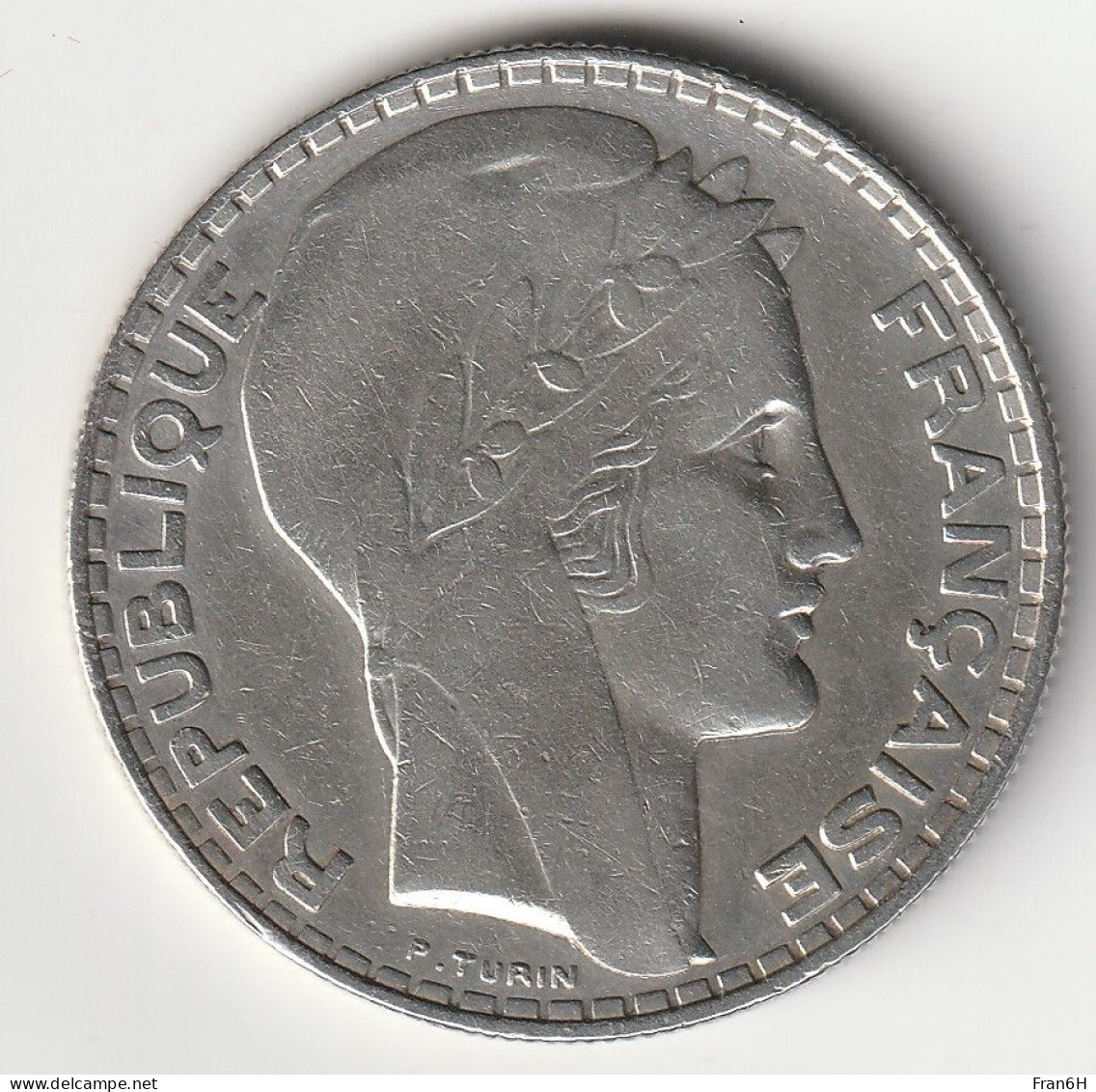 20 Francs Turin Argent 1929 - Silver - - 20 Francs