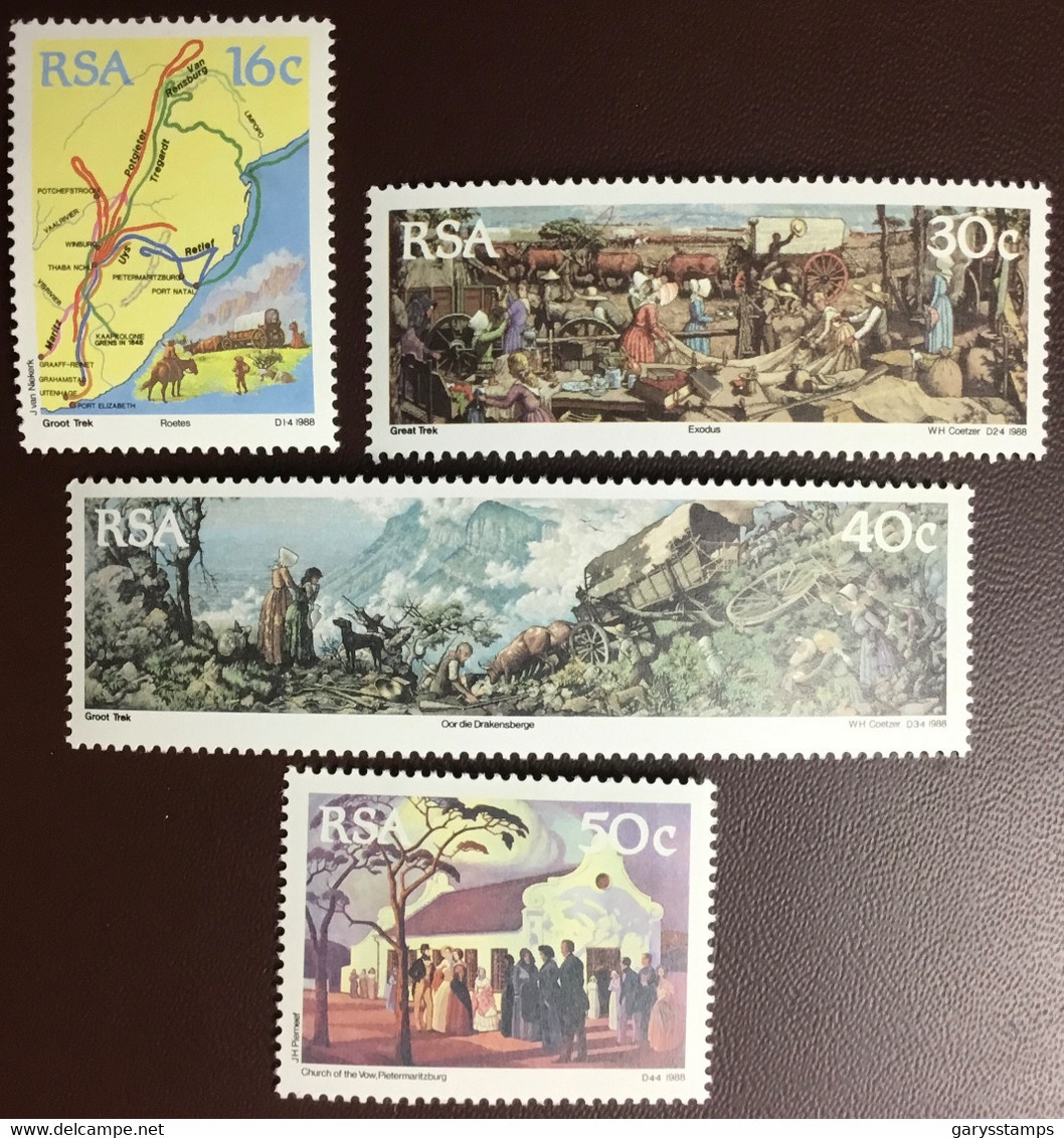 South Africa 1988 Great Trek Anniversary MNH - Unused Stamps