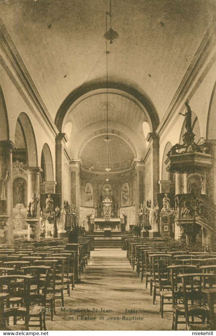 MOLENBEEK-EGLISE SAINT JEAN BAPTISTE-INTERIEUR - Molenbeek-St-Jean - St-Jans-Molenbeek