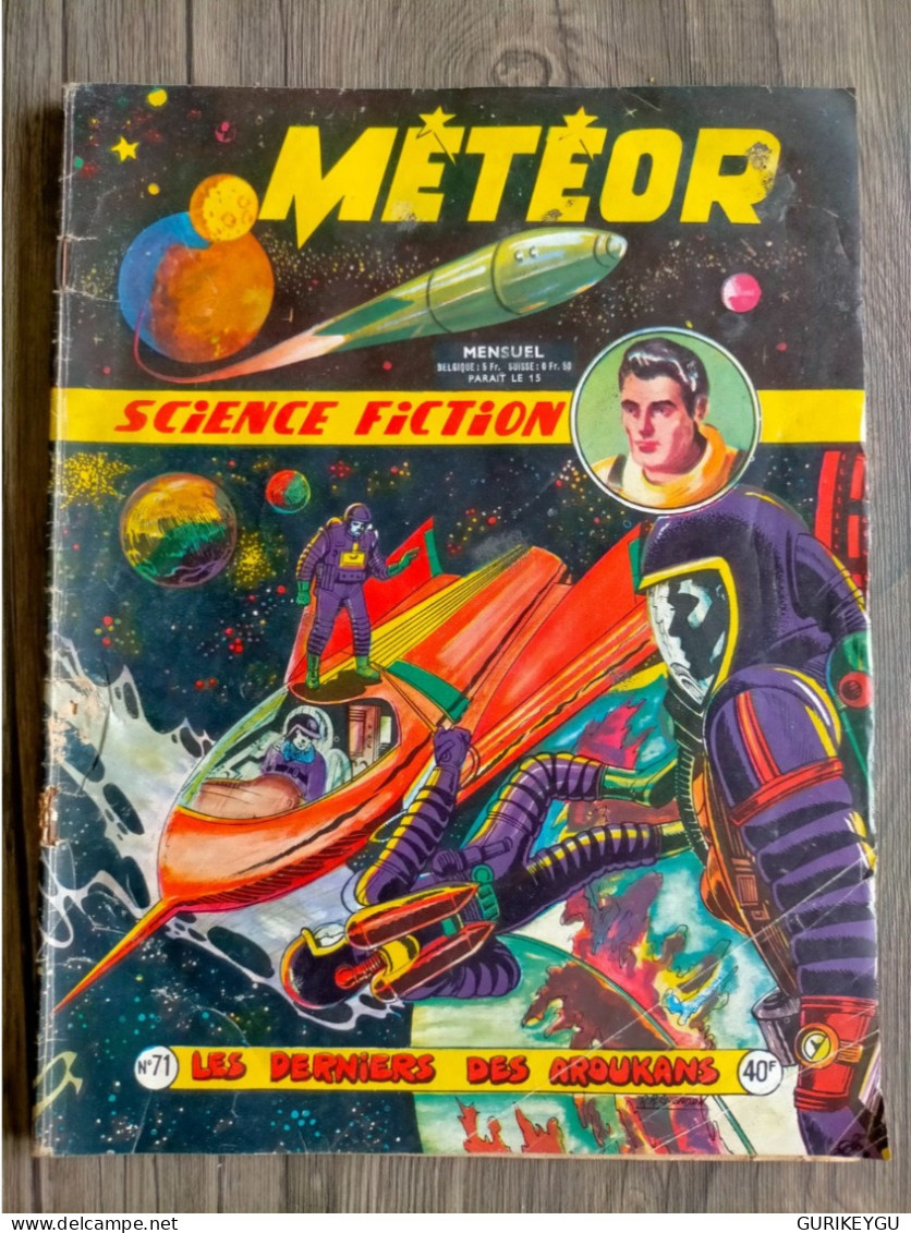 Bd  METEOR N° 71 ARTIMA   Science Fiction   - E.O. 1959 - Meteor