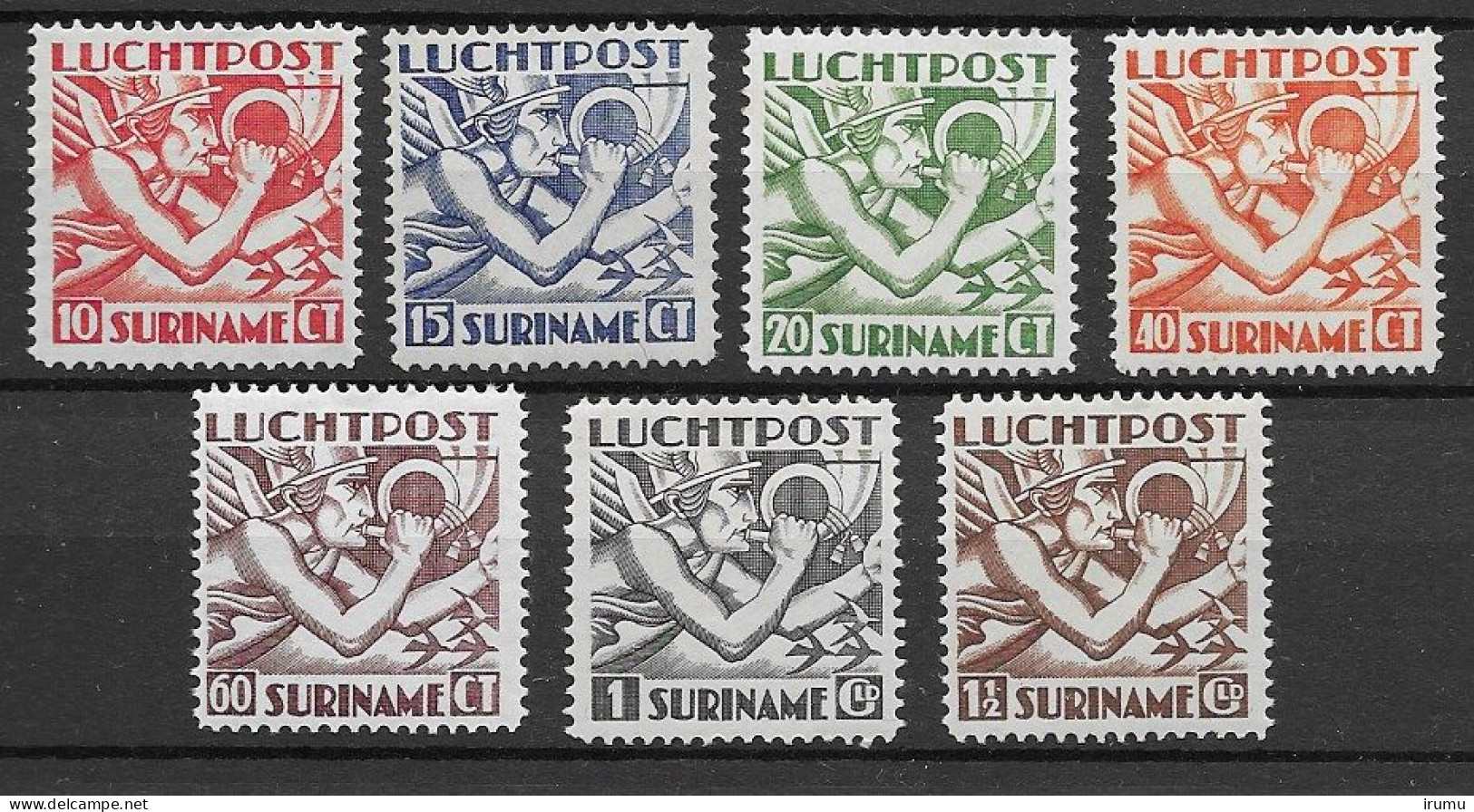 Suriname 1930, NVPH LP1-7 MNH/MH, Kw 13 EUR (SN 2656) - Suriname ... - 1975