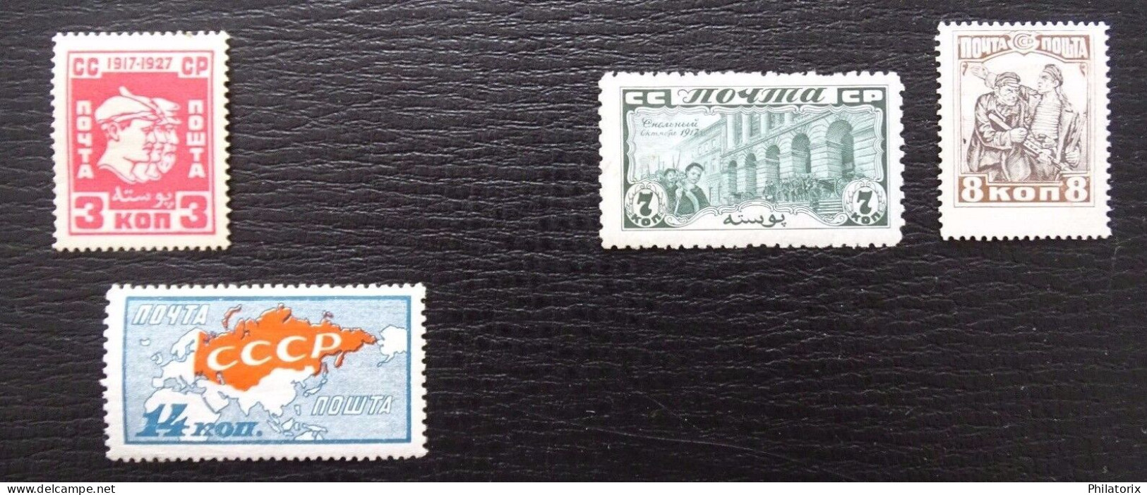 Sowjetunion Mi 328-334 * , Sc 375-381 MH , Jahrestag Revolution , Unvollständig/Incomplete - Unused Stamps