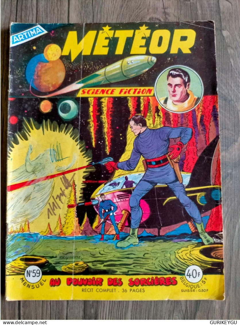 Bd  METEOR N° 59 ARTIMA   Science Fiction   - E.O. 1958 - Meteor