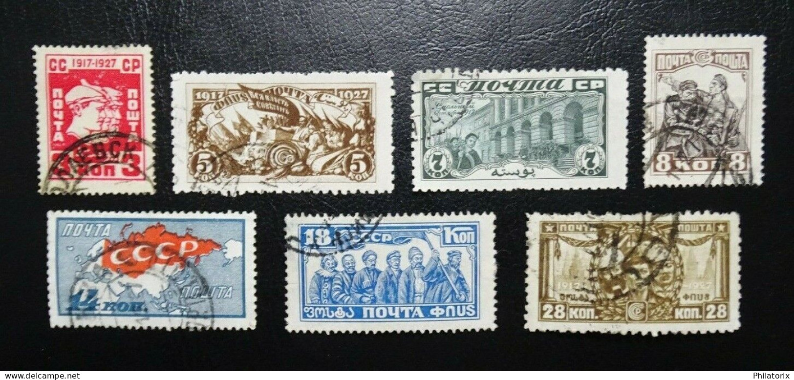 Sowjetunion Mi 328-334 , Sc 375-381 , Gestempelt - Used Stamps