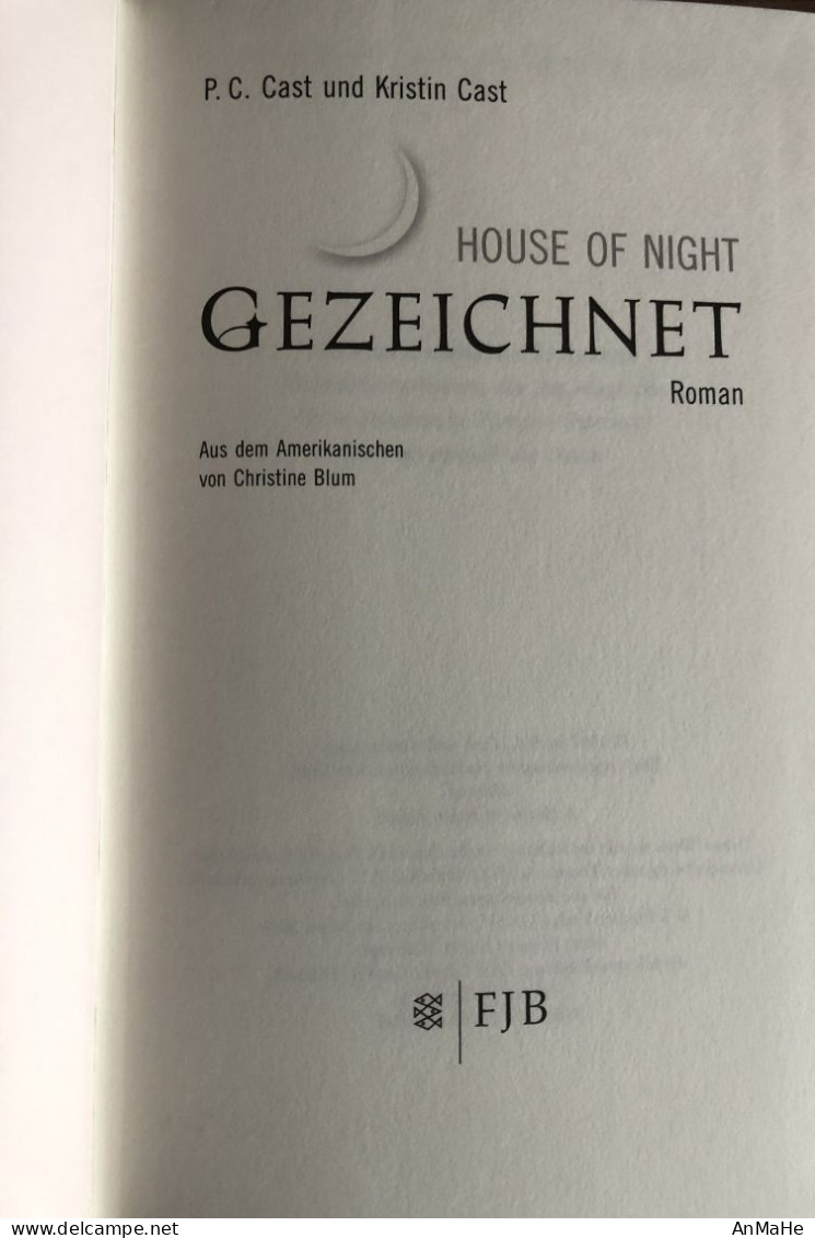 B1312 - Gezeichnet - House Of Night - P.C. Cast Und Kristin Cast - Roman - Unterhaltungsliteratur