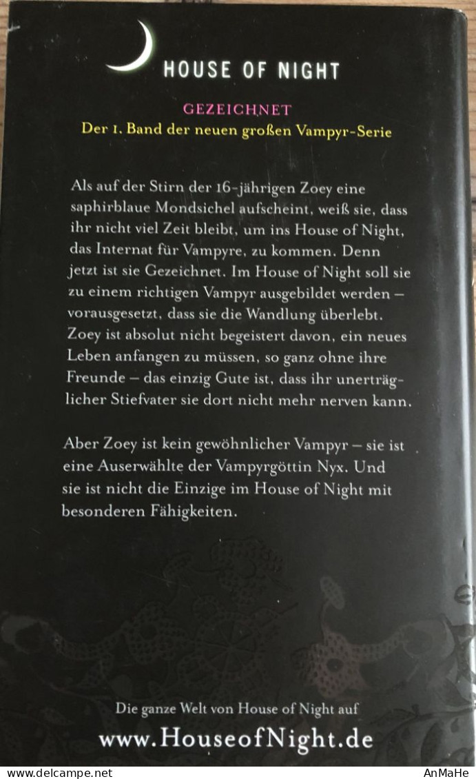 B1312 - Gezeichnet - House of Night - P.C. Cast und Kristin Cast - Roman