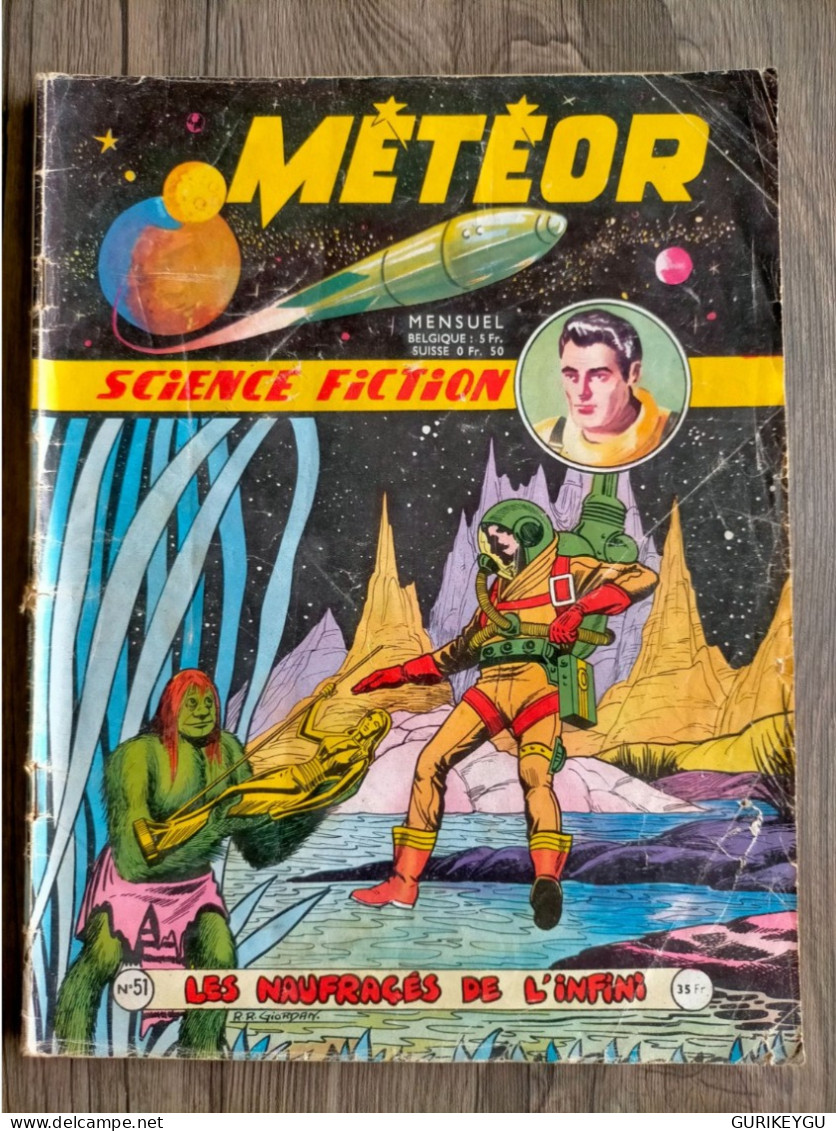 Bd  METEOR N° 51 ARTIMA   Science Fiction   - E.O. 1957 - Meteor