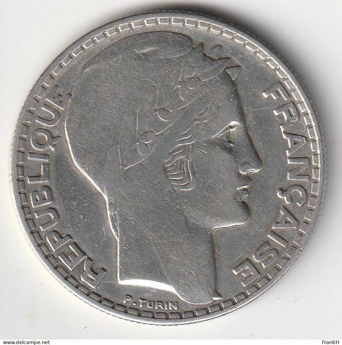 20 Francs Turin Argent 1933 - Silver - - 20 Francs