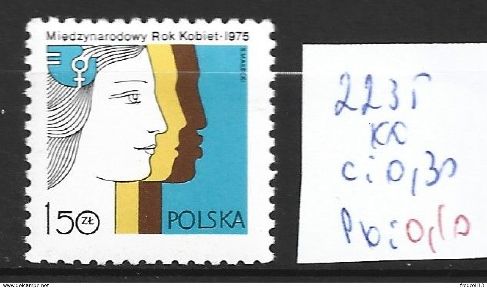 POLOGNE 2235 ** Côte 0.30 € - Unused Stamps