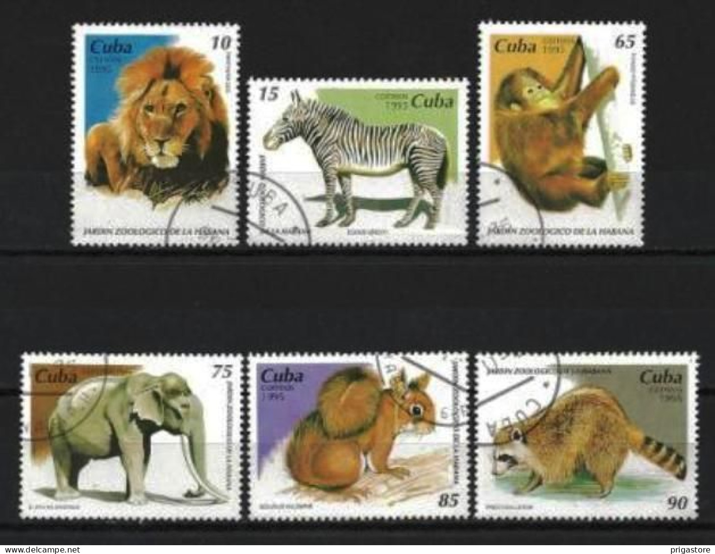 Cuba 1995 Animaux Sauvages (20) Yvert N° 3498 à 3503 Oblitéré Used - Gebraucht