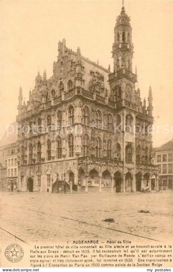 73524621 Audenarde Hotel De Ville Audenarde - Oudenaarde