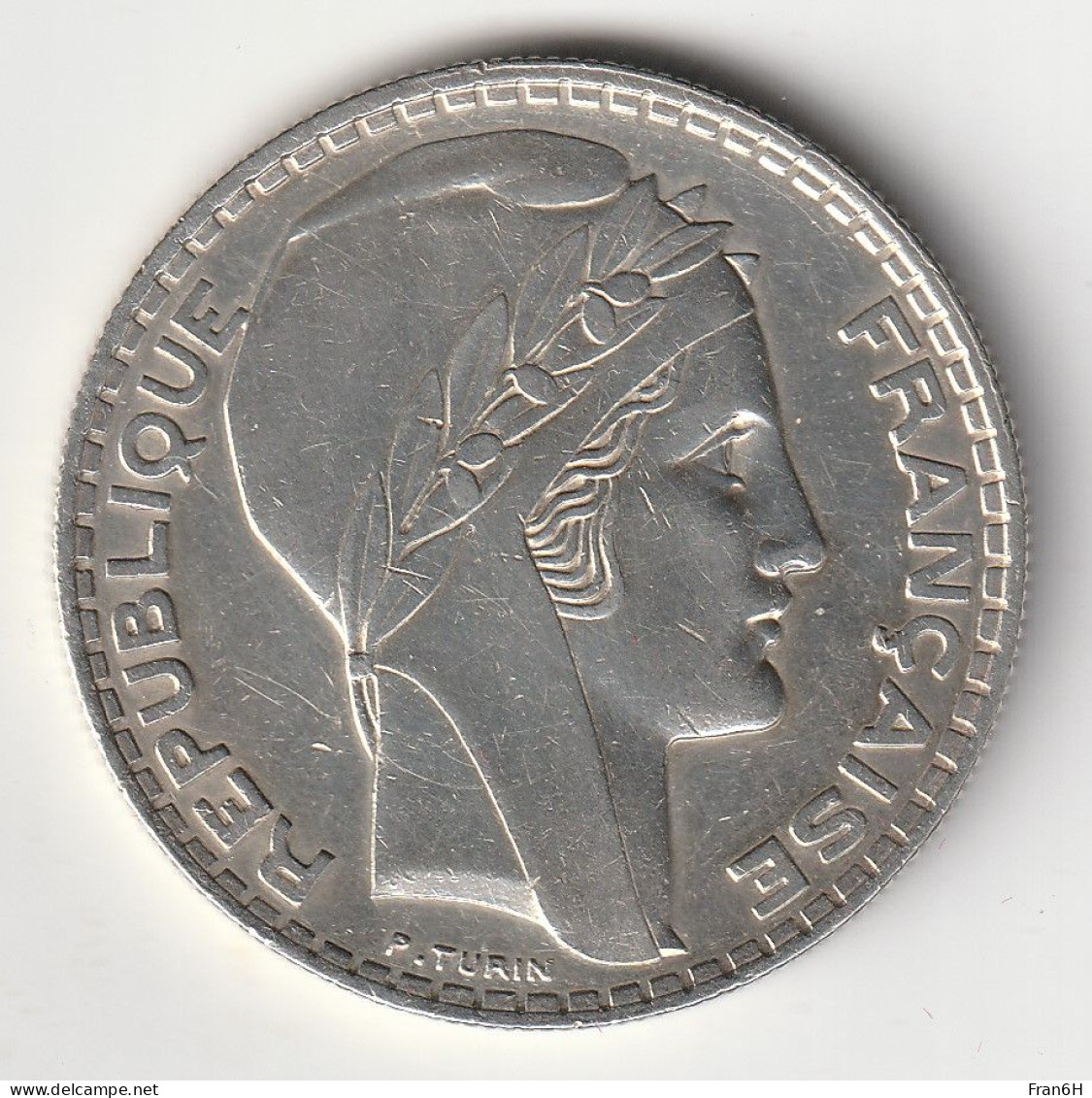 20 Francs Turin Argent 1934 - Silver - - 20 Francs