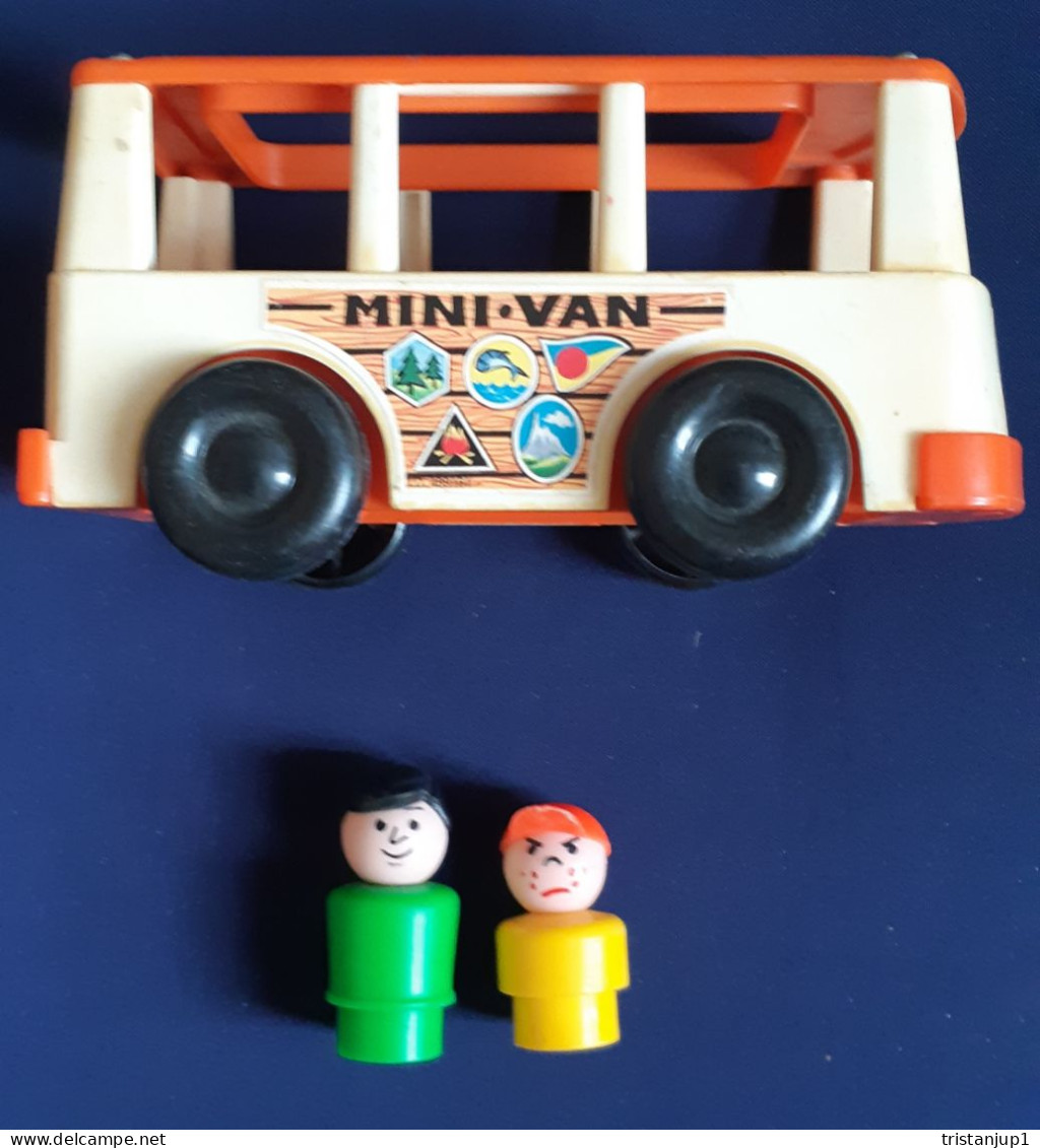 Mini Van Fisher Price 1985 - Jugetes Antiguos