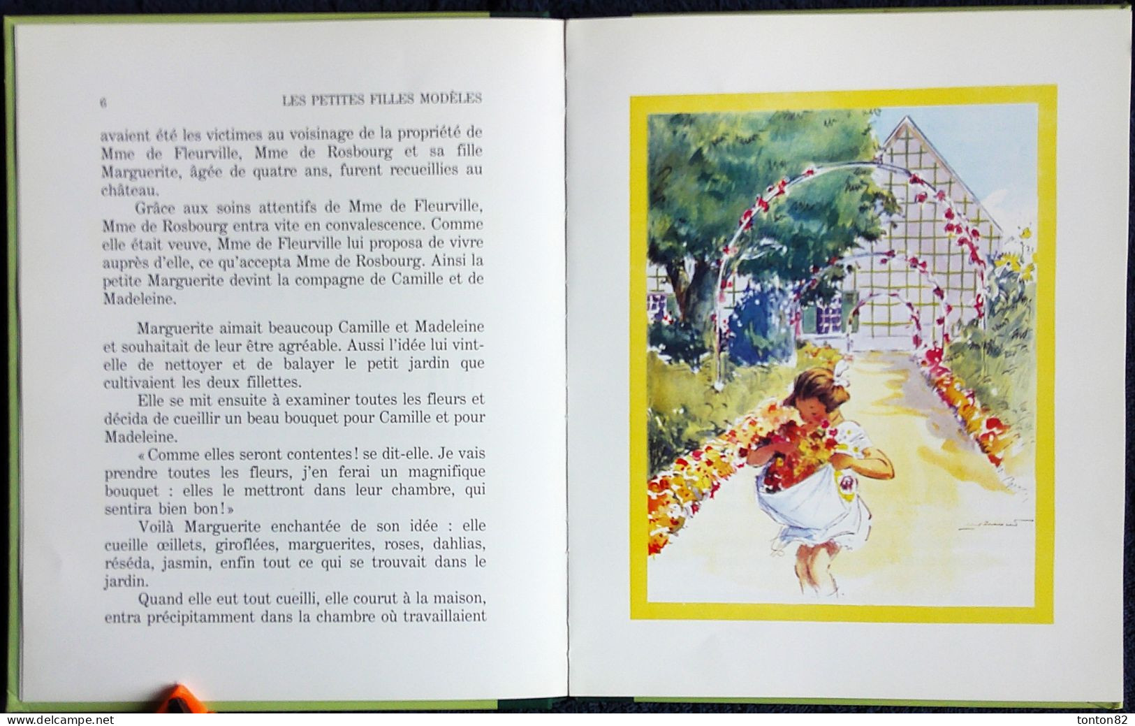 Comtesse De Ségur - Les Petites Filles Modèles - Hachette Jeunesse - ( 1991 ) - Illustrations Couleurs André Pécoud . - Hachette