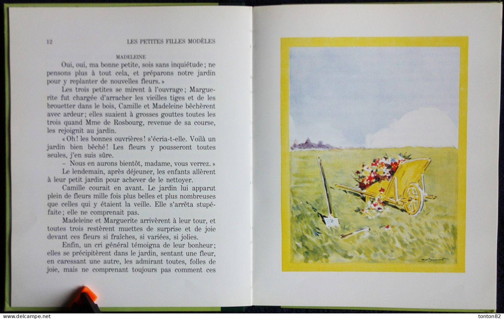 Comtesse de Ségur - Les Petites Filles Modèles - Hachette Jeunesse - ( 1991 ) - Illustrations couleurs André Pécoud .