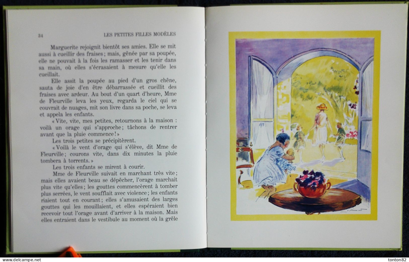 Comtesse de Ségur - Les Petites Filles Modèles - Hachette Jeunesse - ( 1991 ) - Illustrations couleurs André Pécoud .