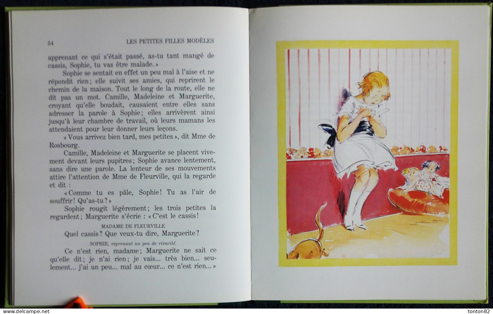 Comtesse de Ségur - Les Petites Filles Modèles - Hachette Jeunesse - ( 1991 ) - Illustrations couleurs André Pécoud .