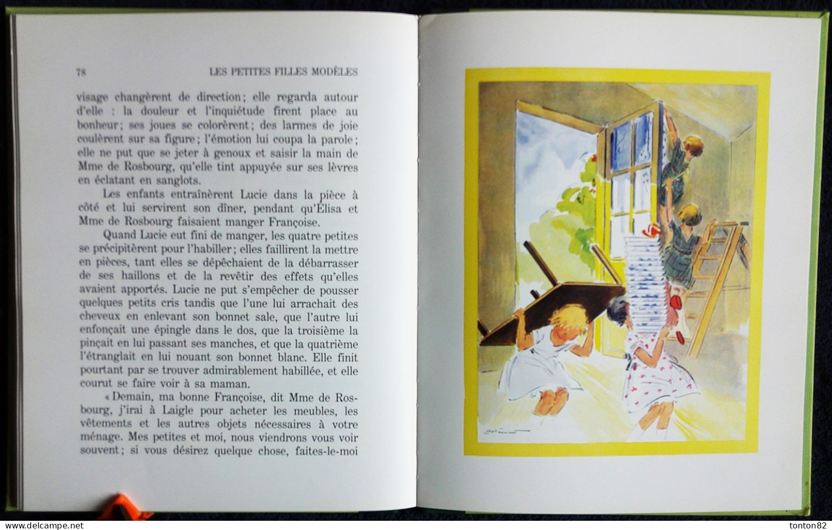 Comtesse de Ségur - Les Petites Filles Modèles - Hachette Jeunesse - ( 1991 ) - Illustrations couleurs André Pécoud .