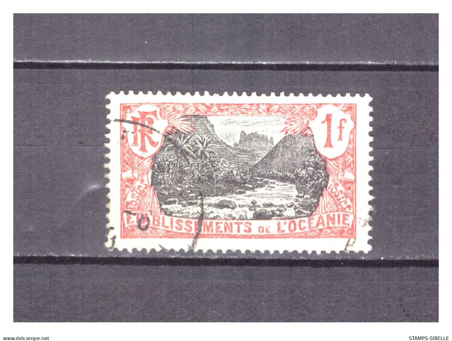 OCEANIE     N °  35    .  1 F   OBLITERE    .  SUPERBE . - Used Stamps